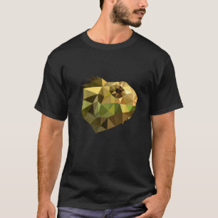 Camiseta Chameleon Lizard Polygon Art Terrarium