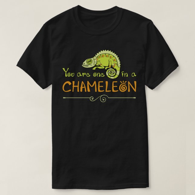 Camiseta Chameleon Lizard Reptile Gecko Reptiles Funny (Frente do Design)