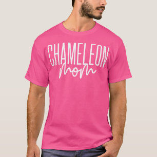 Camiseta Chameleon Mãe Cute Chameleon Mama Eu Amo Meu Pet C