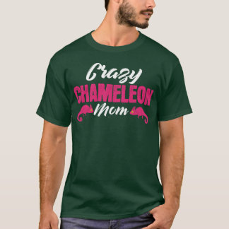 Camiseta Chameleon Mãe Piada Mãe Mãe Lizard Pet Chameleons