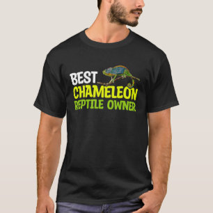 Camiseta Chameleon Reptile Owner Pet Reptiles Graphic