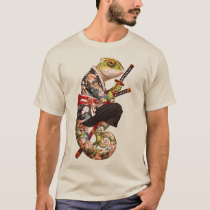 Camiseta Chameleon Samurai - Tatuado Guerreiro com Katana