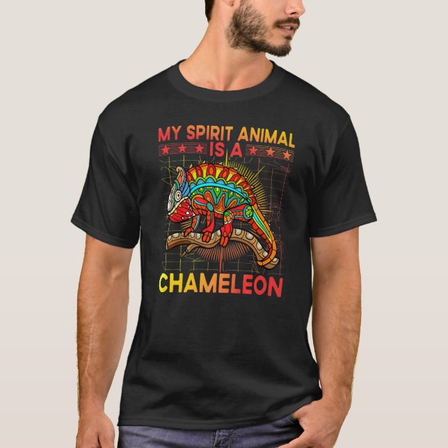 Camiseta Chameleon Saying 8 (Frente)