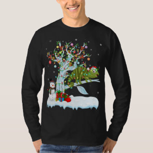 Camiseta Chameleon Xmas Element Tree Lighting Chameleon