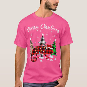 Camiseta Chameleon Xmas Lighting Buffalo Xadrez Chameleon C