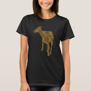 Camiseta Chamois Leopardo Impressão Capa Antílope Animal Wo