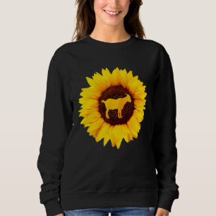 Camiseta Chamois Para Homens Antílope De Cabra Girassol