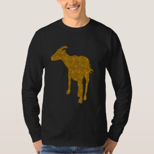 Camiseta Chamois Para Mulheres Meninas Gaiado Antelope Anim