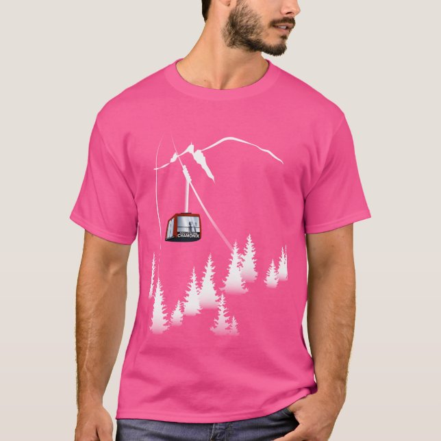 Camiseta Chamonix Cable Car Aiguille Du Midi Ative (Frente)