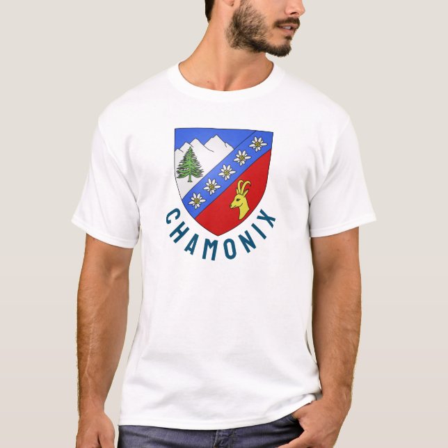 Camiseta Chamonix casaco de braços (Frente)