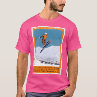 Camiseta Chamonix de 1927 - Campeonato Francês de Esqui Mon