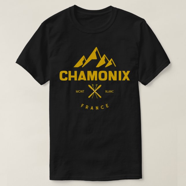 Camiseta Chamonix França (Frente do Design)