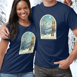 Camiseta Chamonix França — vestuário de esqui
