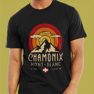 Camiseta Chamonix France Mont Blanc francês