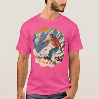 Camiseta Chamonix Mont Blanc France - Viagens vintage