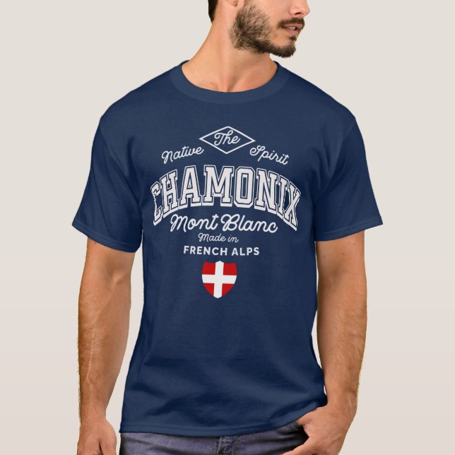 Camiseta Chamonix Mont Blanc French Alps (Frente)