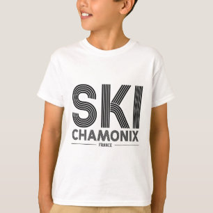 Camiseta Chamonix Ski Resort França Alpes Franceses Esqui S