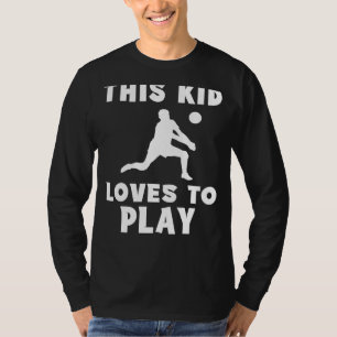 Camiseta Champ de vôlei! Esse garoto ama jogar volicbal