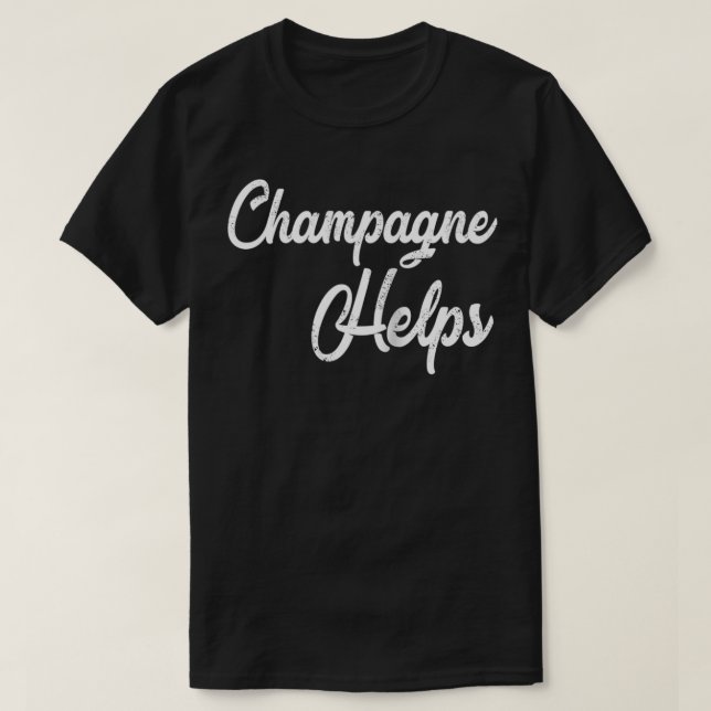 Camiseta Champagne ajuda a afugentar as compras de Bares en (Frente do Design)