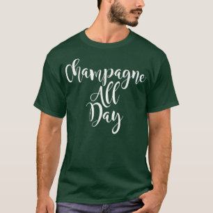 Camiseta Champanhe o dia todoSobremesa de vinho doce para m