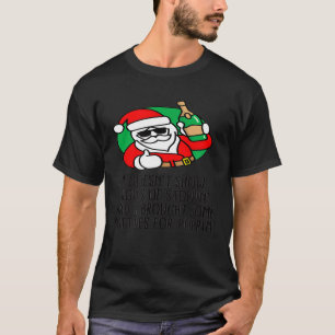 Camiseta Champanhe Prosecco Wine Santa Claus Pun De Natal