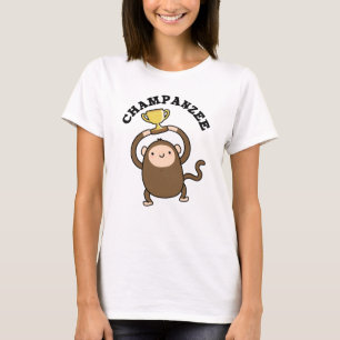 Camiseta Champanzee Funny Champion Chimpanzee Pun