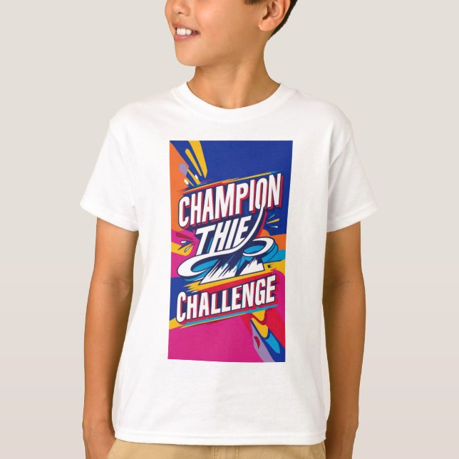 CAMISETA CHAMPIÃO O DESAFIO (Frente)
