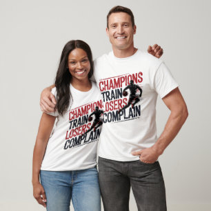 Camiseta Champiões treinam usuários reclamam de basquete