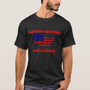 Camiseta Champion for Change Kamala Harris Eleição 2024