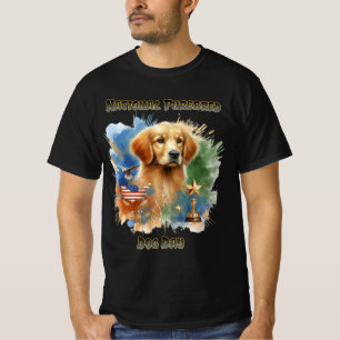 Camiseta Champion Ouro Retriever Sparkles Com Troféu