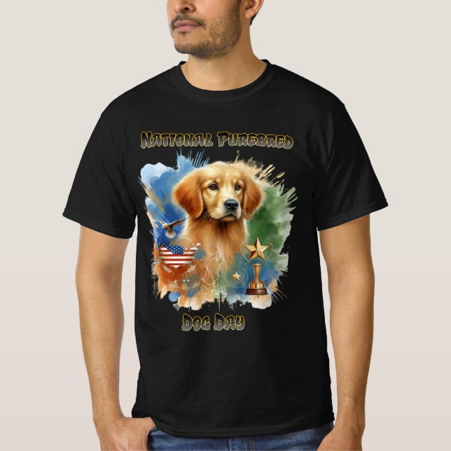 Camiseta Champion Ouro Retriever Sparkles Com Troféu (Frente)