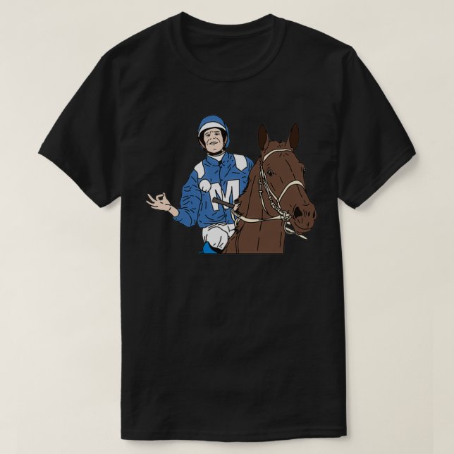 Camiseta Champion Racehorse Winx Jockey Hugh Bowman (Frente do Design)