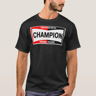 Camiseta Champion Spark Plugs Vintage Graphic Design Digita