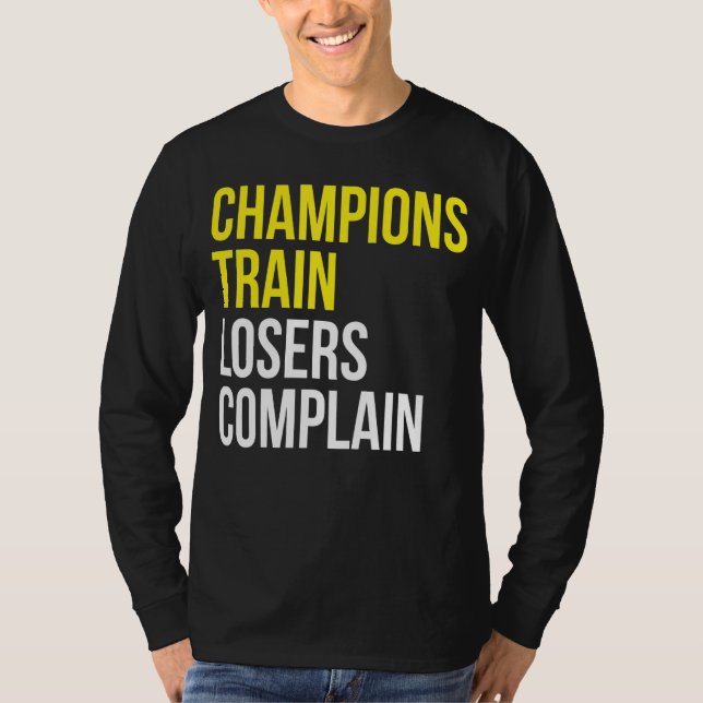 Camiseta Champions perdedores reclamam da formação de ginás (Frente)