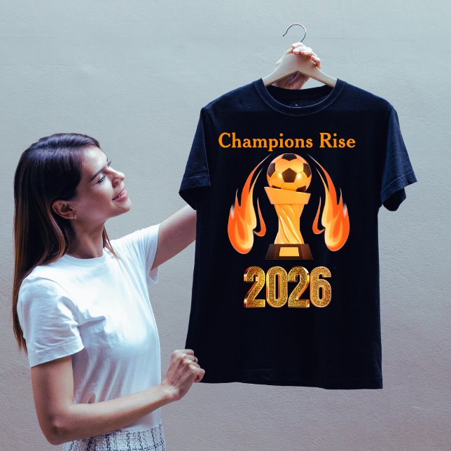 Camiseta Champions Rise Dream in Gold (Criador carregado)