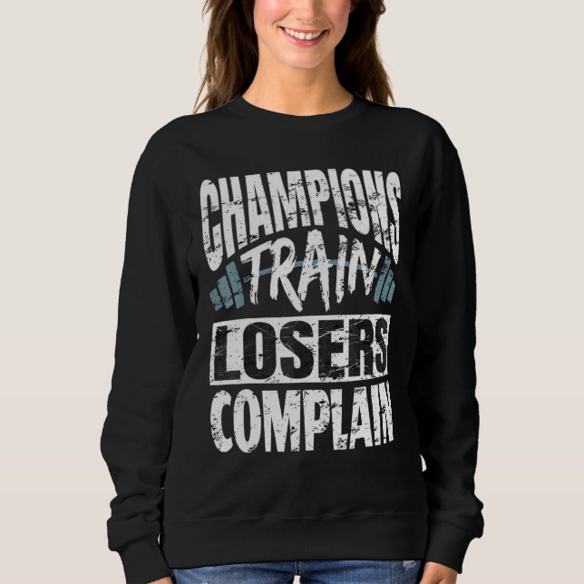 Camiseta Champions Train Perdedores Queixam-se de Fitne par (Frente)