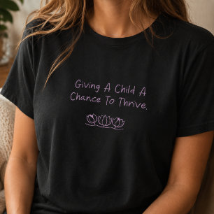 Camiseta Chance da Criança de Prosperar - Apoio aos Pais Pr