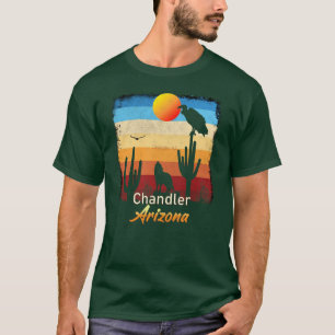Camiseta Chandler Arizona AZ Pôr-do-sol Coyote Abutre Cacto