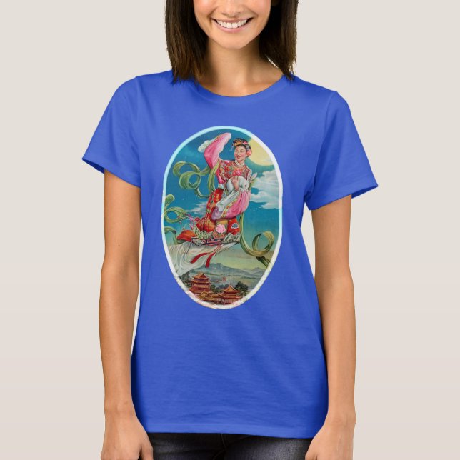 Camiseta Chang'e voando até a lua (Frente)