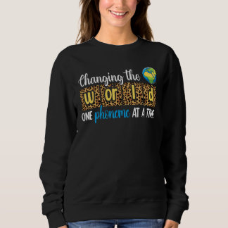 Camiseta Changing The World One Phoneme At A Time Teacher L