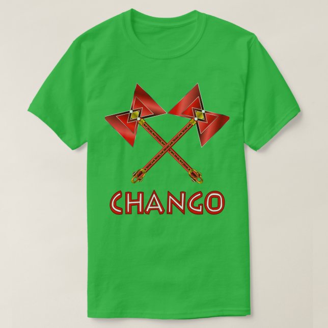 Camiseta Chango Twin Double ThunderAxe (Frente do Design)