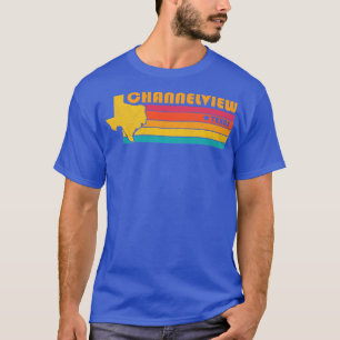 Camiseta Channelview Texas Vintage Afetou Souvenir