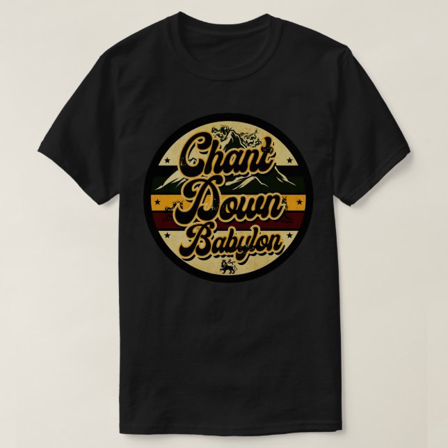 Camiseta Chant Down Babylon (Frente do Design)