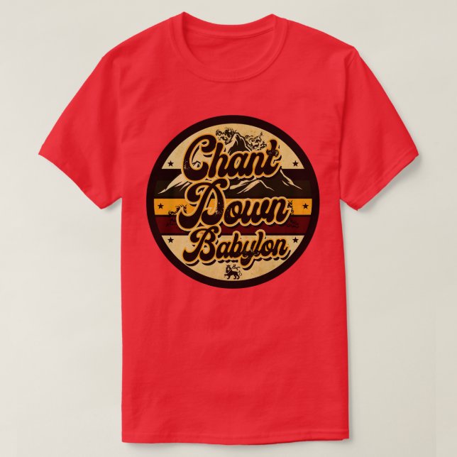 Camiseta Chant Down Babylon (Frente do Design)