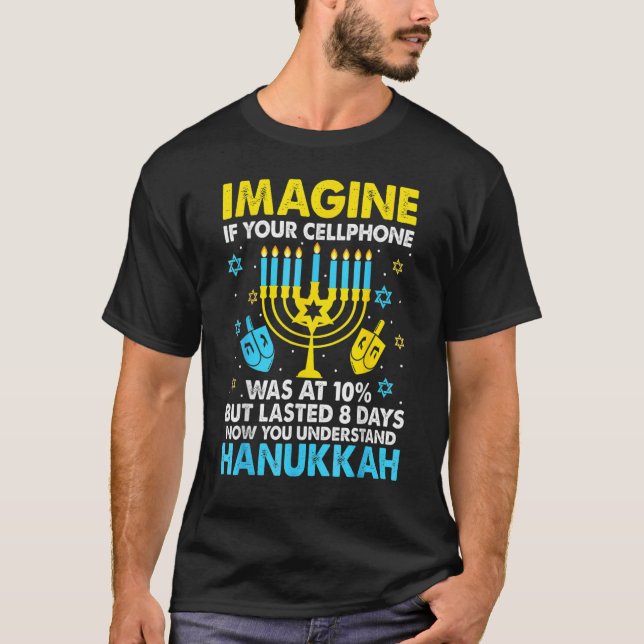 Camiseta Chanuká Celular Chanuká (Frente)