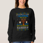 Camiseta Chanukah Cellphone Cita Orgulho Judaico Ugly Hanuk<br><div class="desc">Chanukah Cellphone Cita Orgulho Judeu Ugly Hanukkah Sweater.</div>