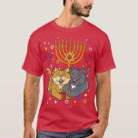 Camiseta Chanukah judeu Menorah Kitten Engraçado Cat Hanukk<br><div class="desc">Chanukah judeu Menorah Kitten Engraçado Cat Hanukkah.</div>