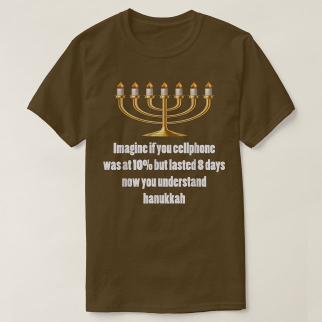 Camiseta Chanukah  Sarcastic Funny Happy Hanukkah Chanukah  (Frente do Design)