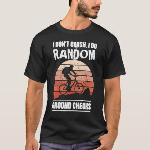 Camiseta Chão Aleatório Verifica Bicicleta Horrorosa De Mon