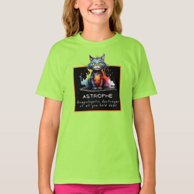 Camiseta Chaos Cat – Astrophe: Destruidor Desapolo (Frente)